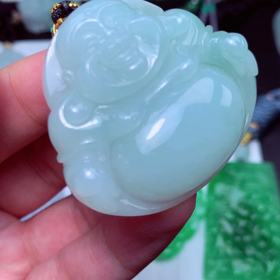 颈饰未镶嵌翡翠天然A货翡翠
