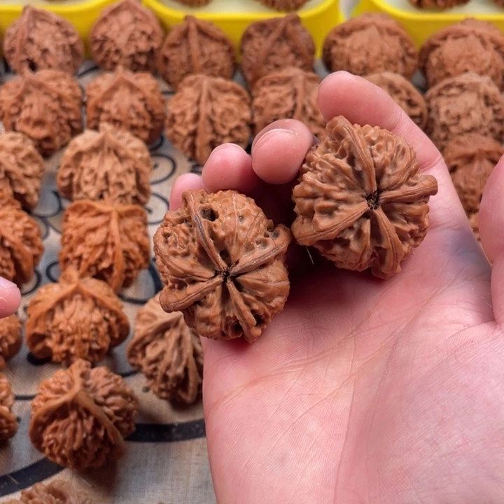 沧***笑桃核吊坠玉溪四棱