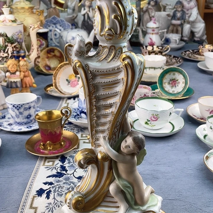 中古欧瓷瓷器小房子