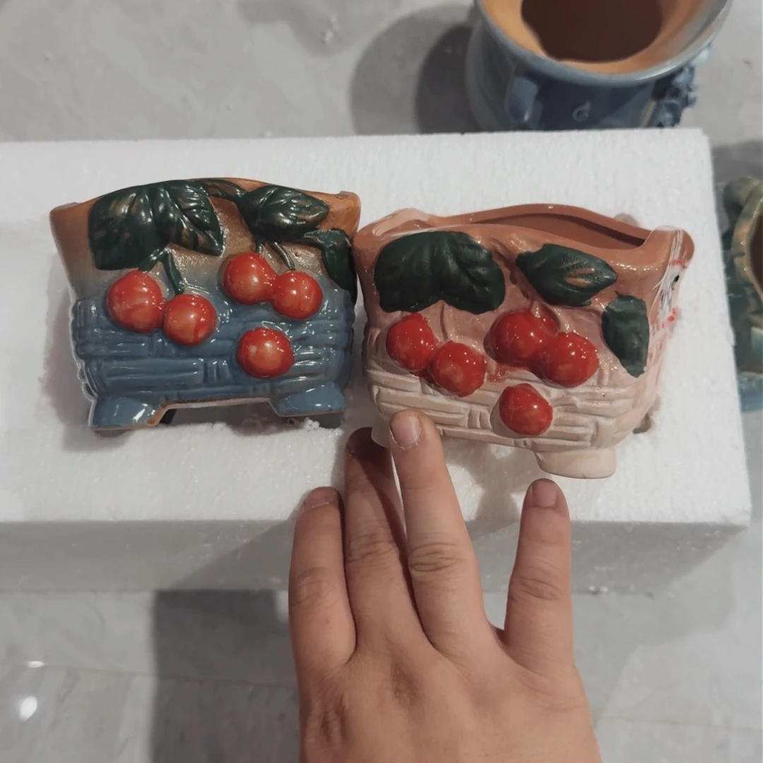 紫砂花盆粗陶盆醋
