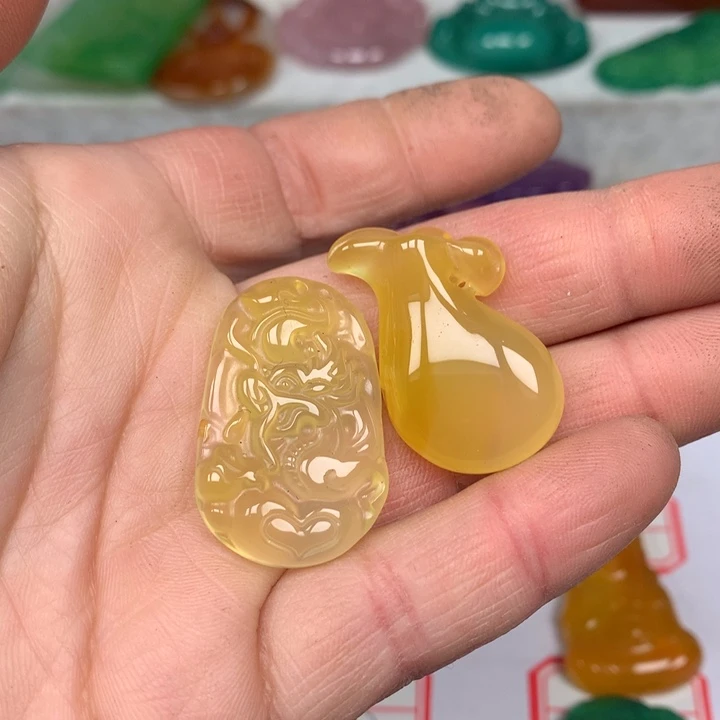 玛瑙/玉髓颈饰未镶嵌❤️****