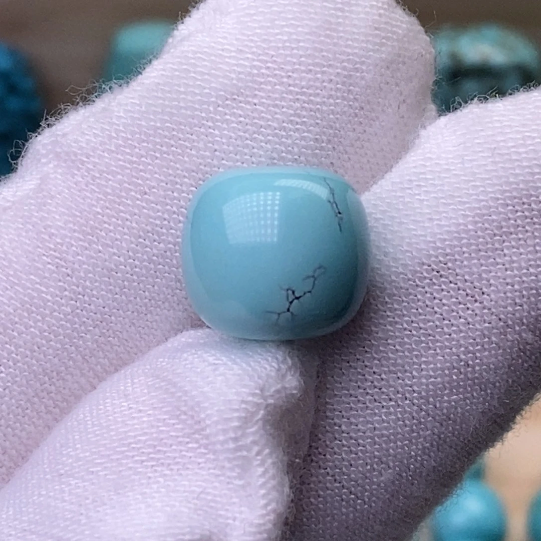 未镶嵌绿松石珠宝奇石11.5mm