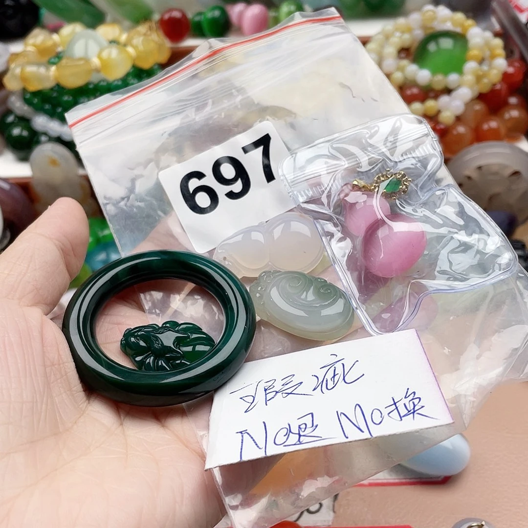 合金颈饰玛瑙/玉髓旧*