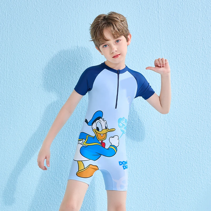 儿童卡通泳衣男孩新款连体分体短袖长袖泳装小中大童游泳衣夏