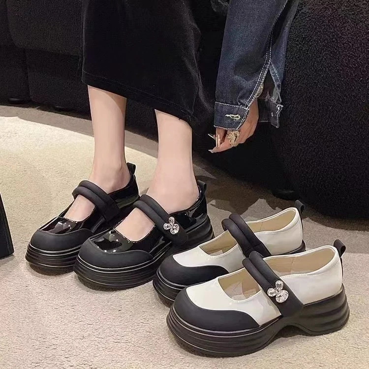 A春季时尚小皮鞋英伦风软底舒适百搭款乐福单鞋168-2(乐福鞋)