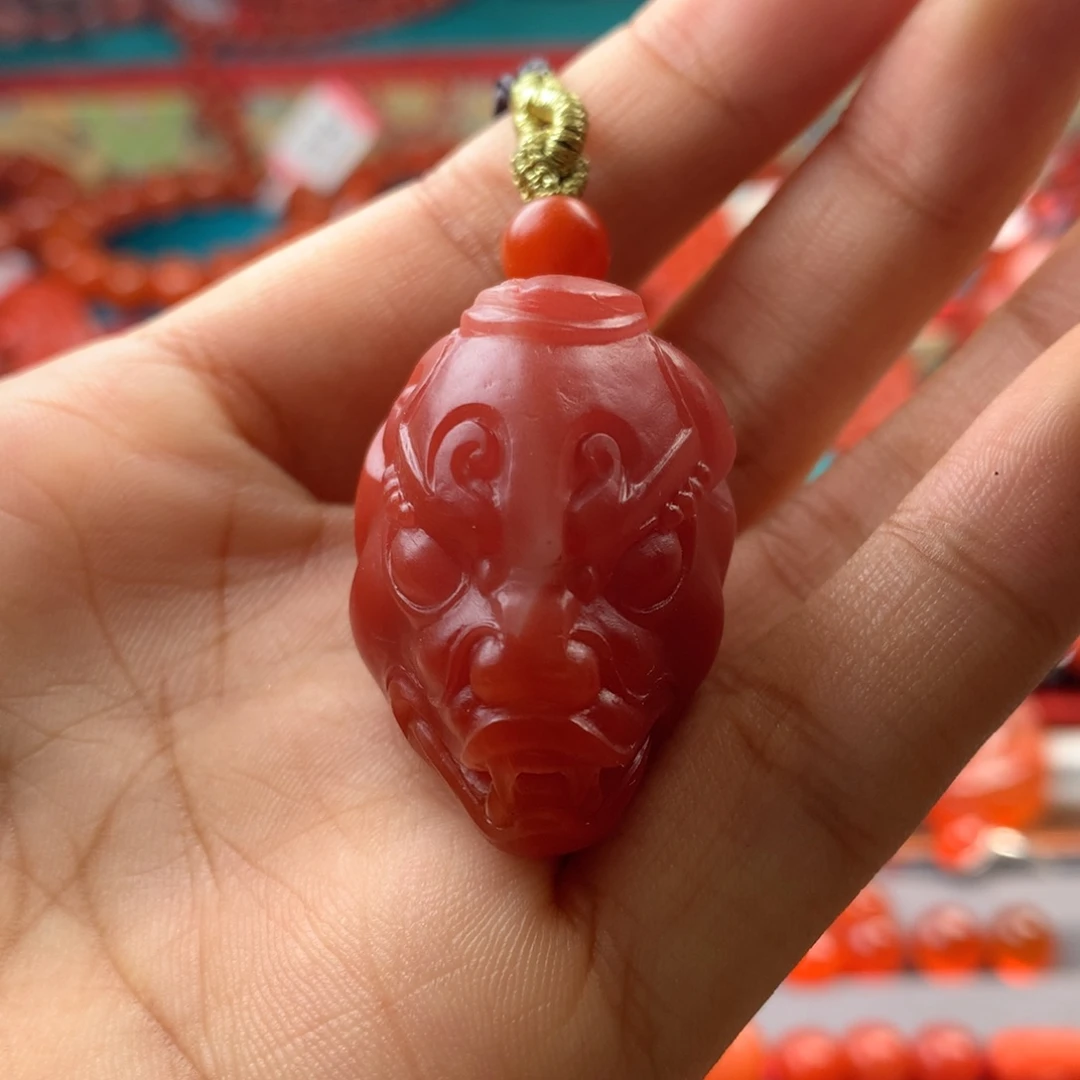 吊坠(不含链)未镶嵌南红玛瑙