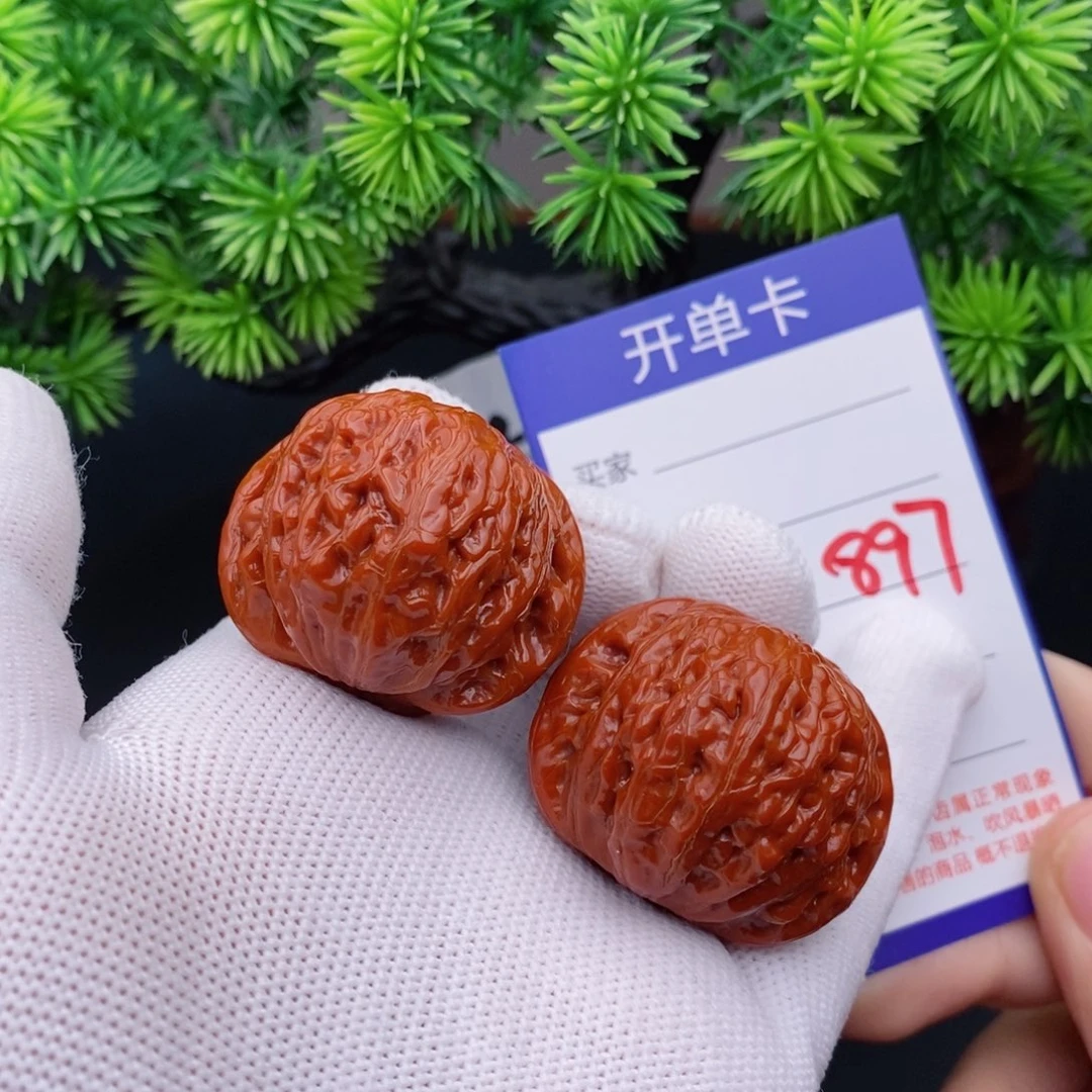 文玩核桃把件37铁锤897