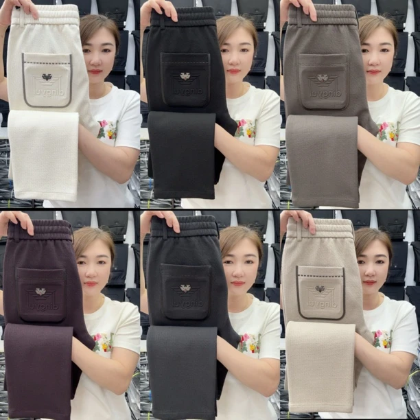 5002秋季男士轻奢潮流时尚百搭空气棉休闲直筒裤