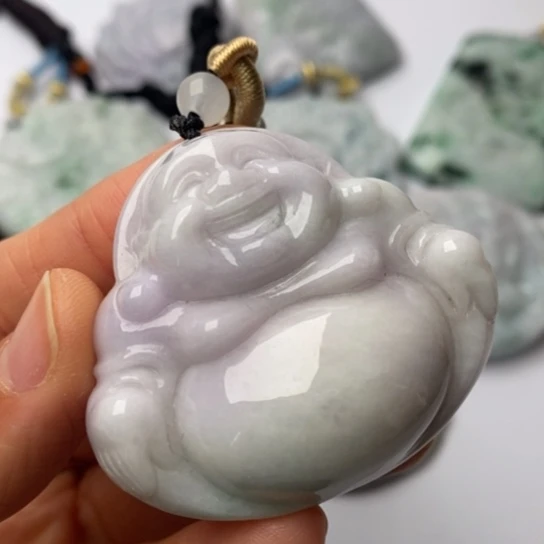 翡翠未镶嵌挂件翡翠