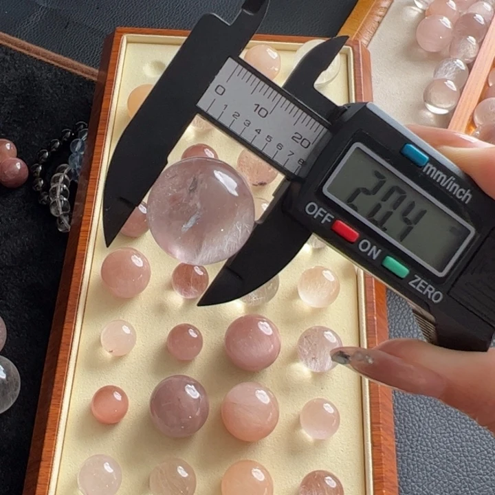 水晶手链未镶嵌3****U20.4m定制通孔不退不换