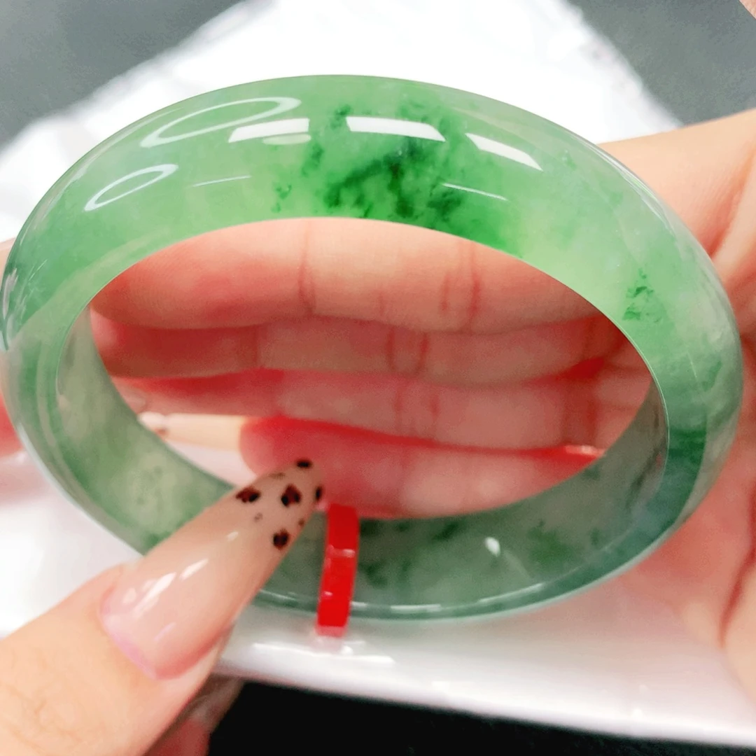 翡翠未镶嵌手镯58