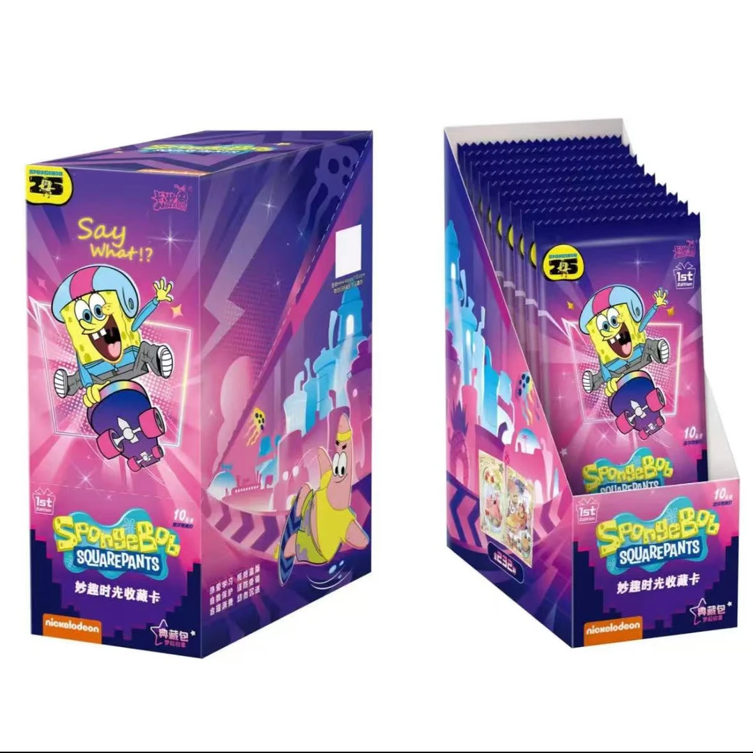 【海绵宝宝典藏卡FE版玩法合集】第一弹卡牌代拆