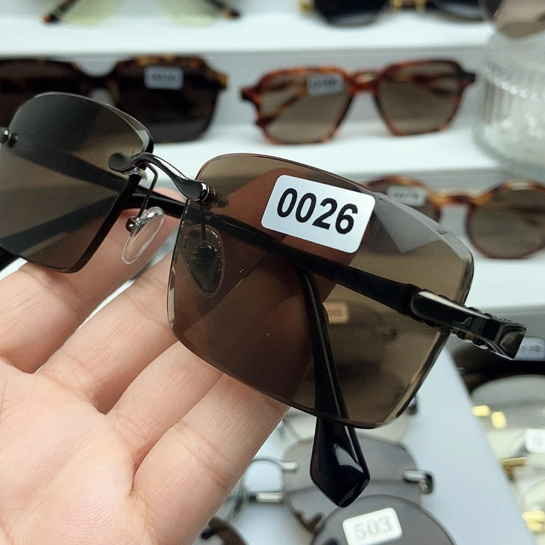 分体式天然水晶眼镜