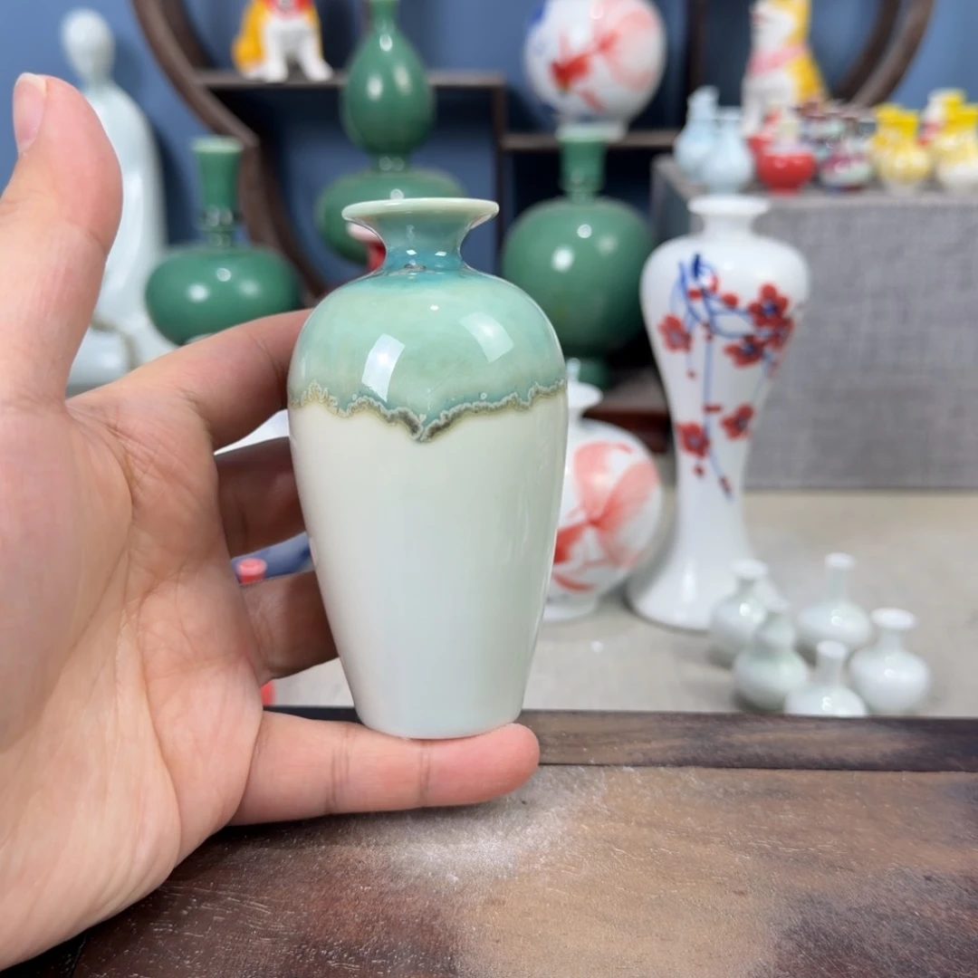 陶瓷手工小花器摆件