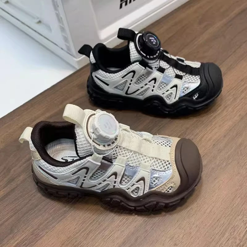 ABC儿童运动鞋2025春秋季户外登山跑步鞋男女童单双网透气中大童