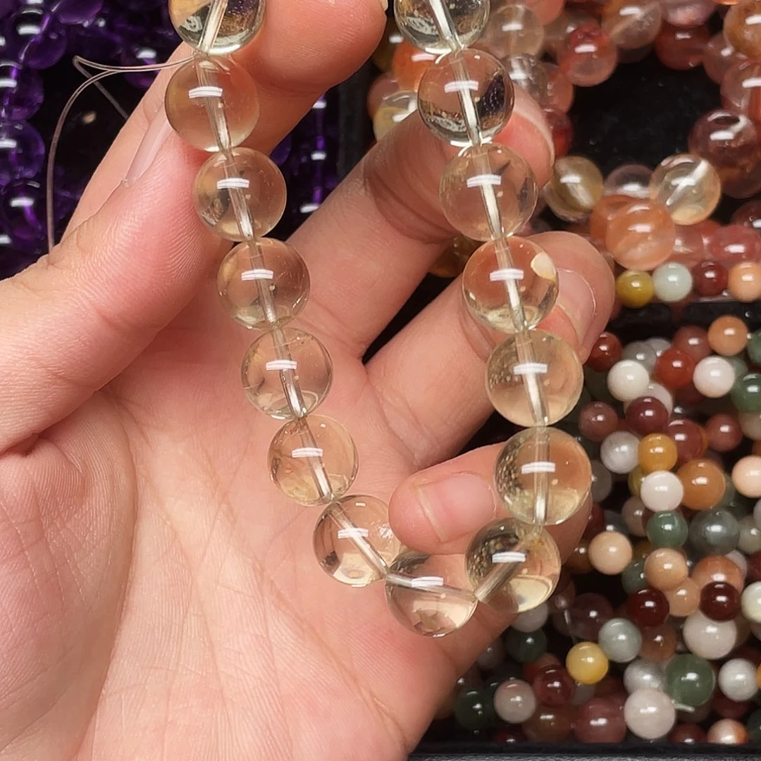 未镶嵌手链水晶利姆利亚黄水晶12