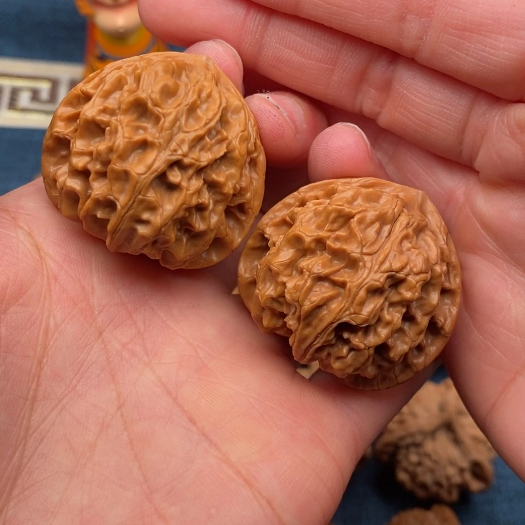 文玩核桃把件38苹果