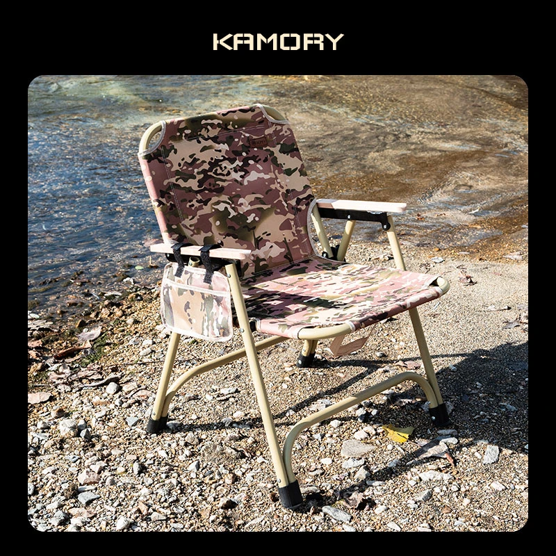 4档可调节加热战术风克米特椅高端品牌折叠椅户外露营野营椅子