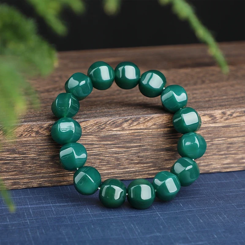 13-14mm 甘文草六切面手链  多样性发一