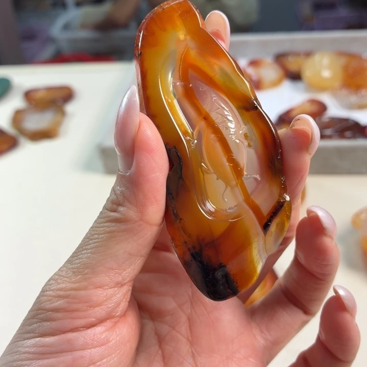 玛瑙/玉髓未镶嵌吊坠(不含链)