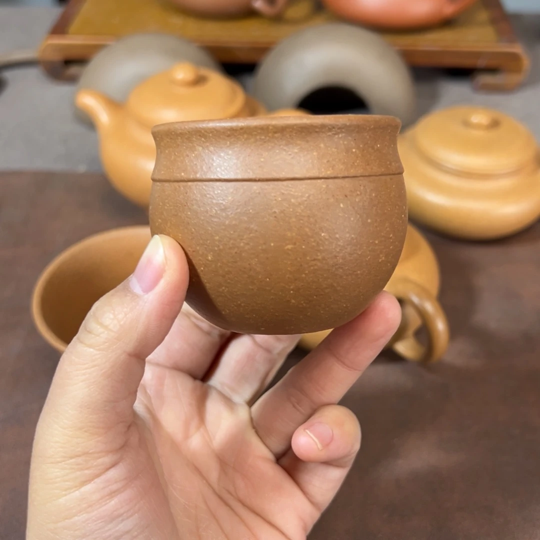 茶壶紫砂主人杯黄金段50