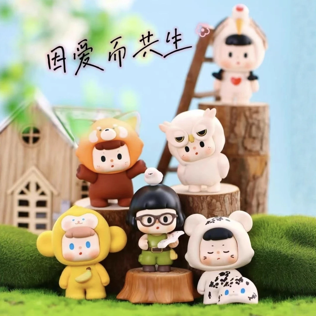 【拆盒】不二珍稀小动物mini盲盒潮玩摆件小动物系列