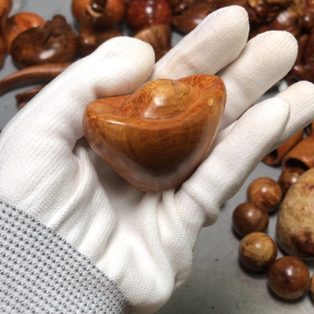 【闪购商品】木麻梨疙瘩火琉璃手把件