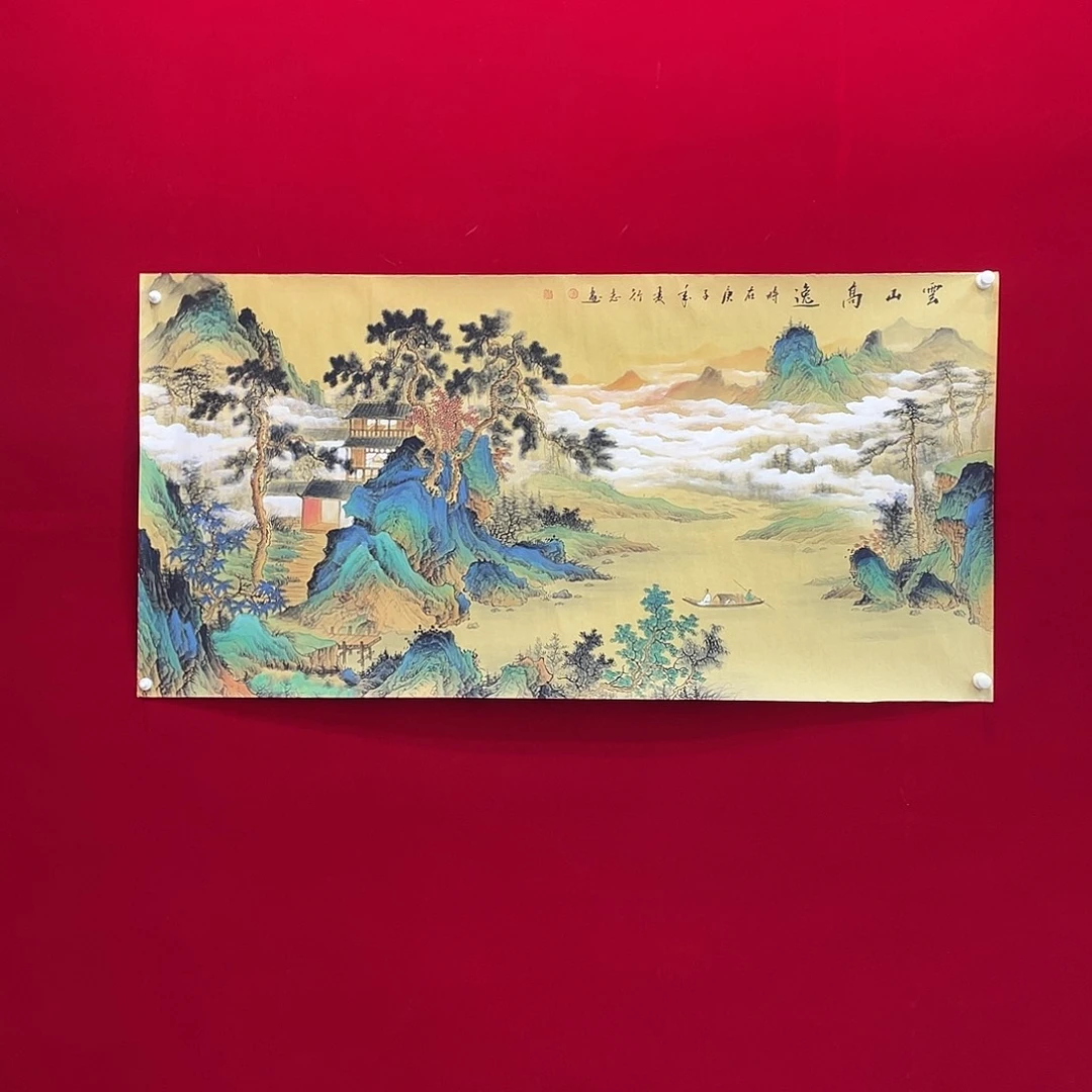 国画凌行志手绘作品