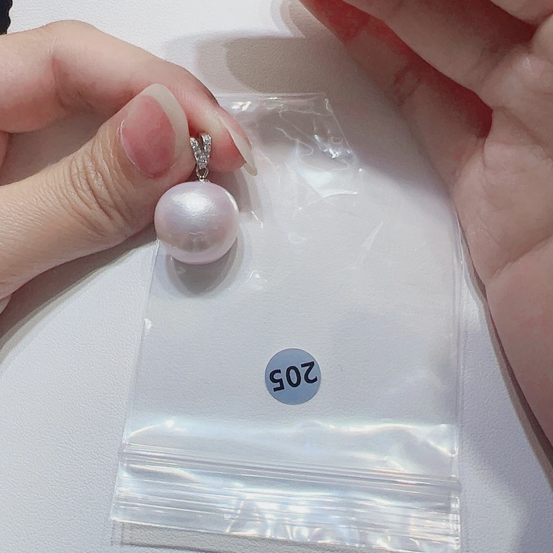 淡水珍珠银S925镶嵌颈饰