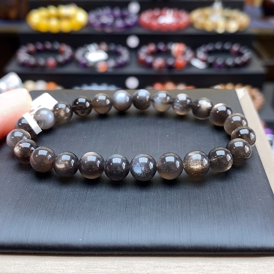 日光石手链未镶嵌木***?