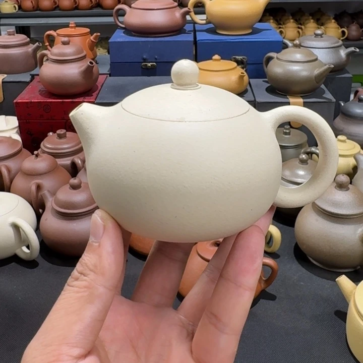 茶壶紫砂白玉段西施200cc