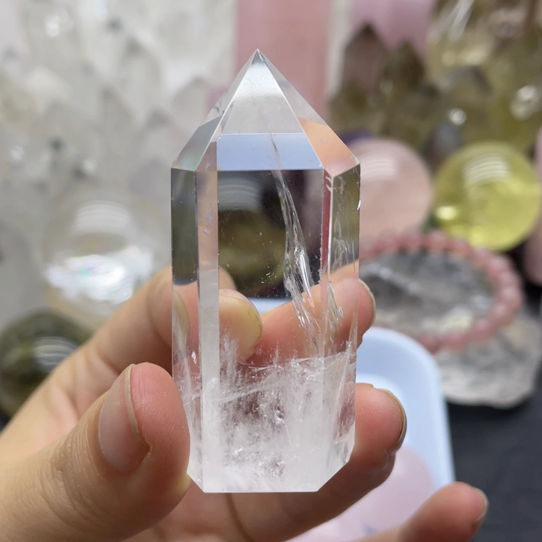 1未镶嵌水晶白水晶柱