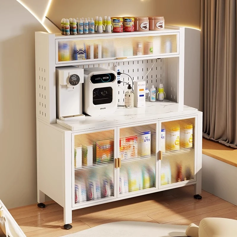 婴儿喂养台多功能防尘大容量宝宝收纳整理置物架柜子储物柜收纳柜