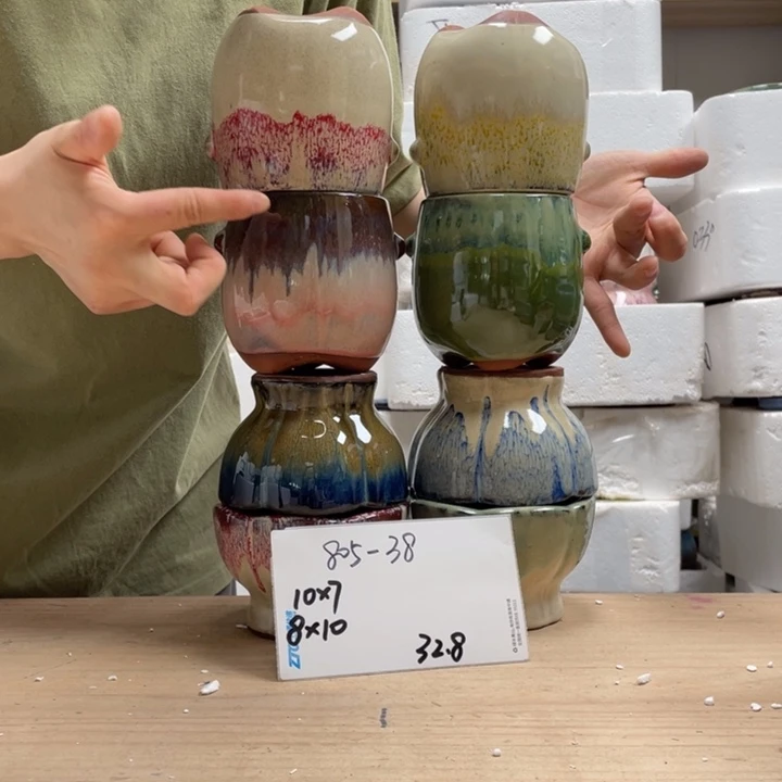 粗陶多肉花盆微瑕38