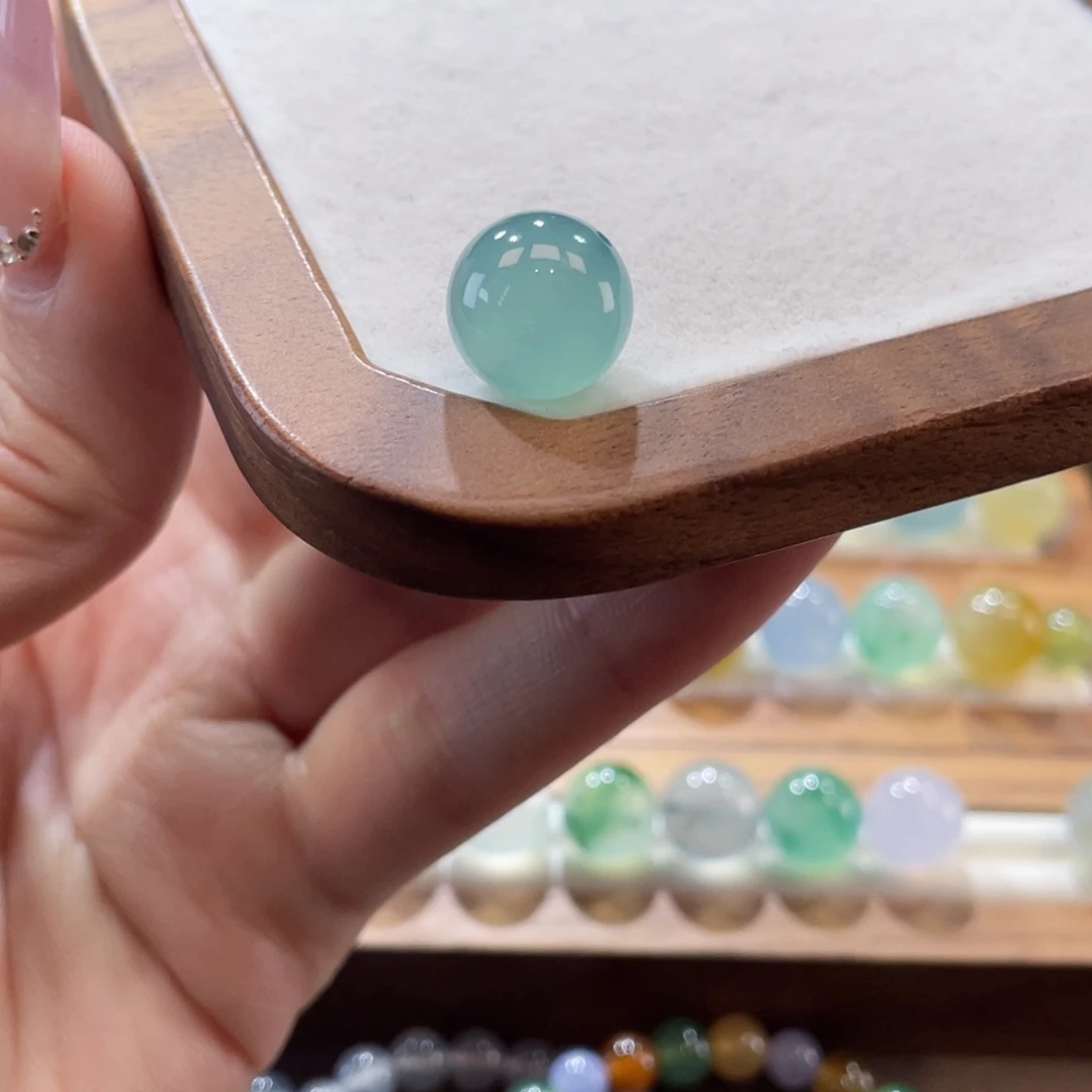 翡翠手链未镶嵌卡12.2孔雀蓝