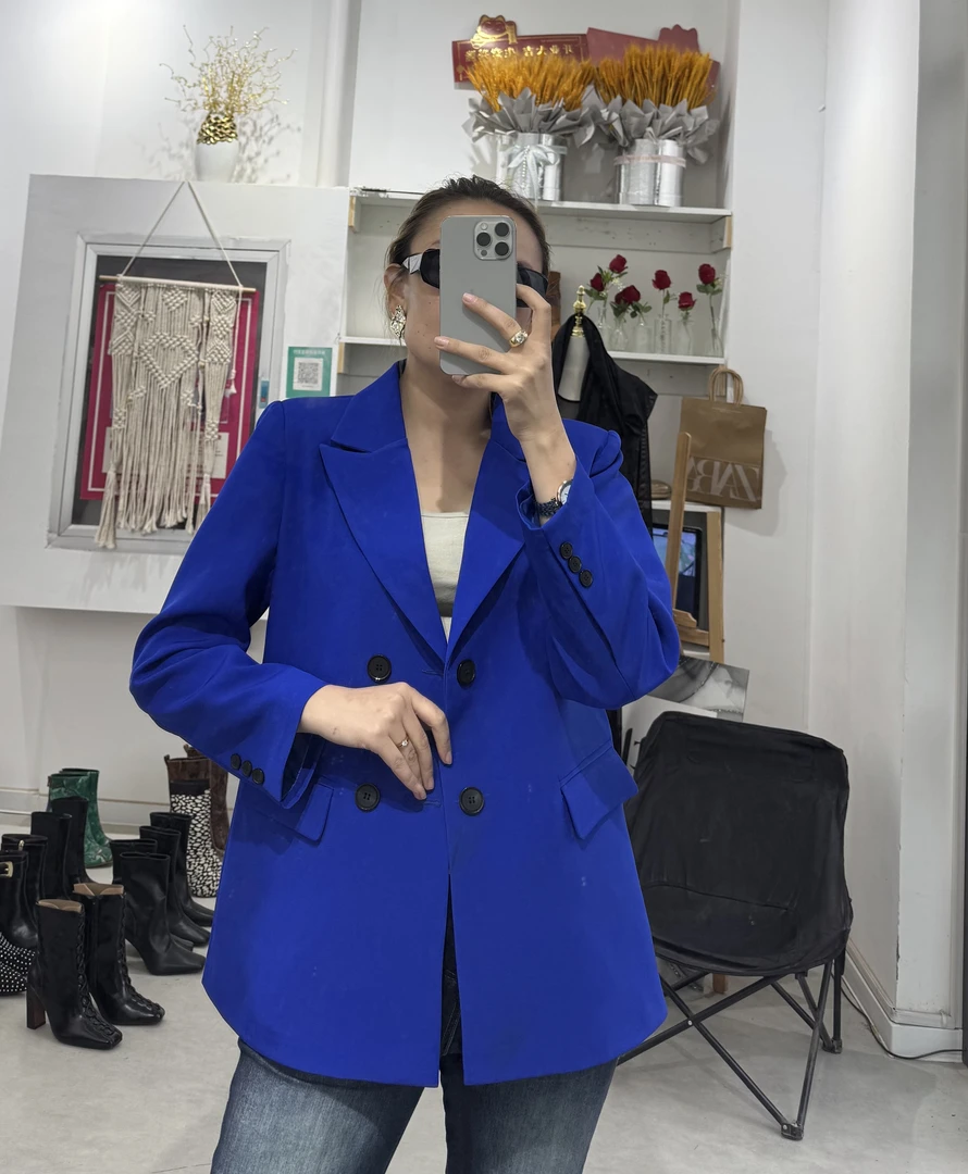 常规宽松休闲西装长袖网红简约通勤