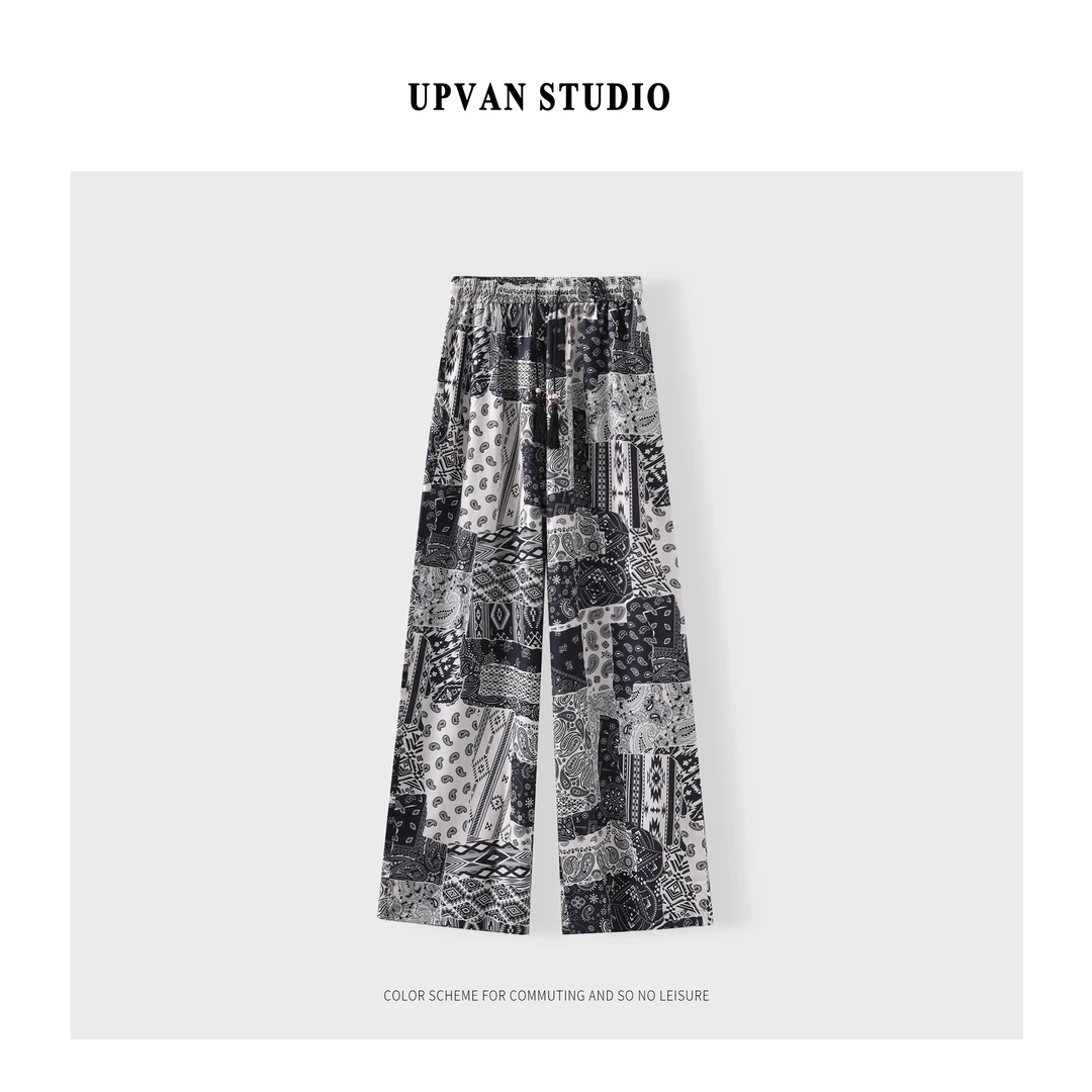 UPVAN印花休闲裤