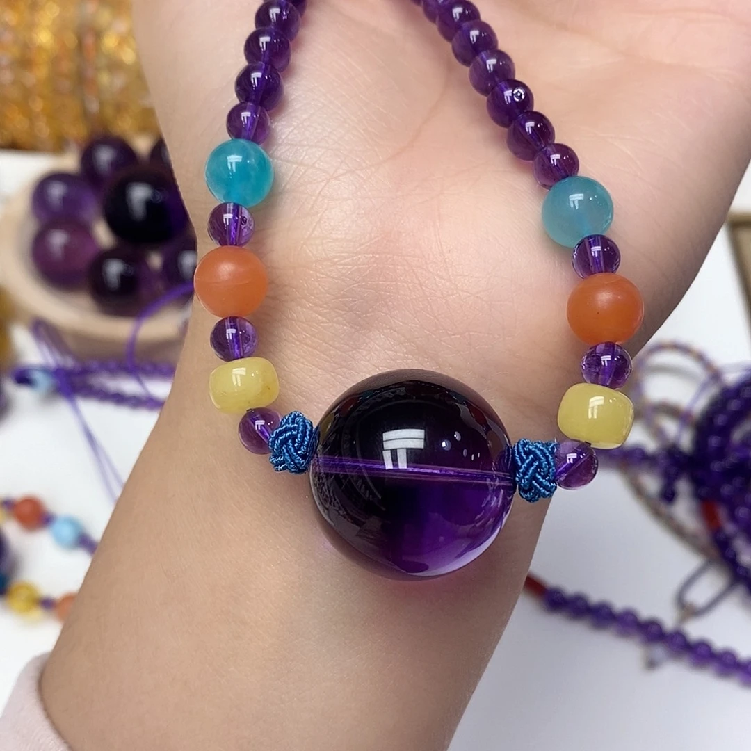 颈饰未镶嵌紫晶路路通