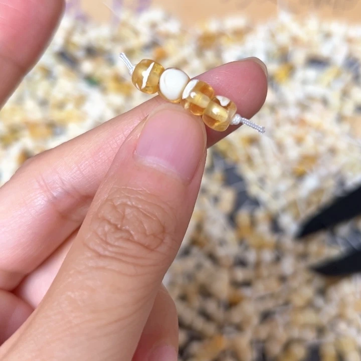 裸石蜜蜡未镶嵌6.2mm一组