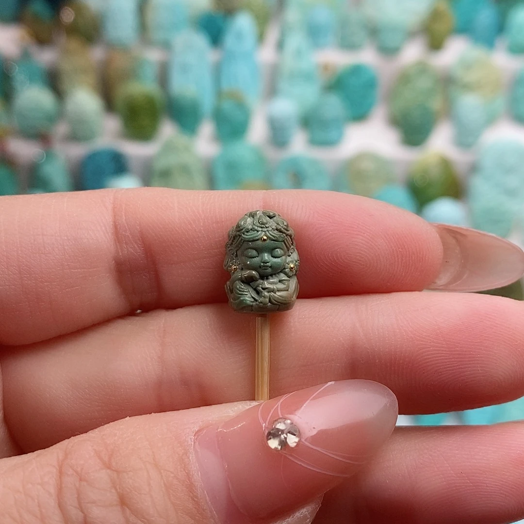 绿松石绿松石未镶嵌月*