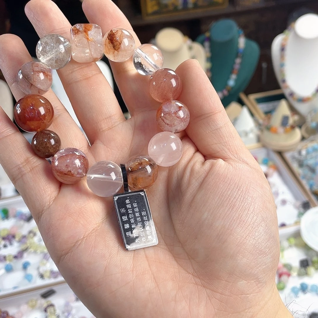 银S925镀金镶嵌手链水晶