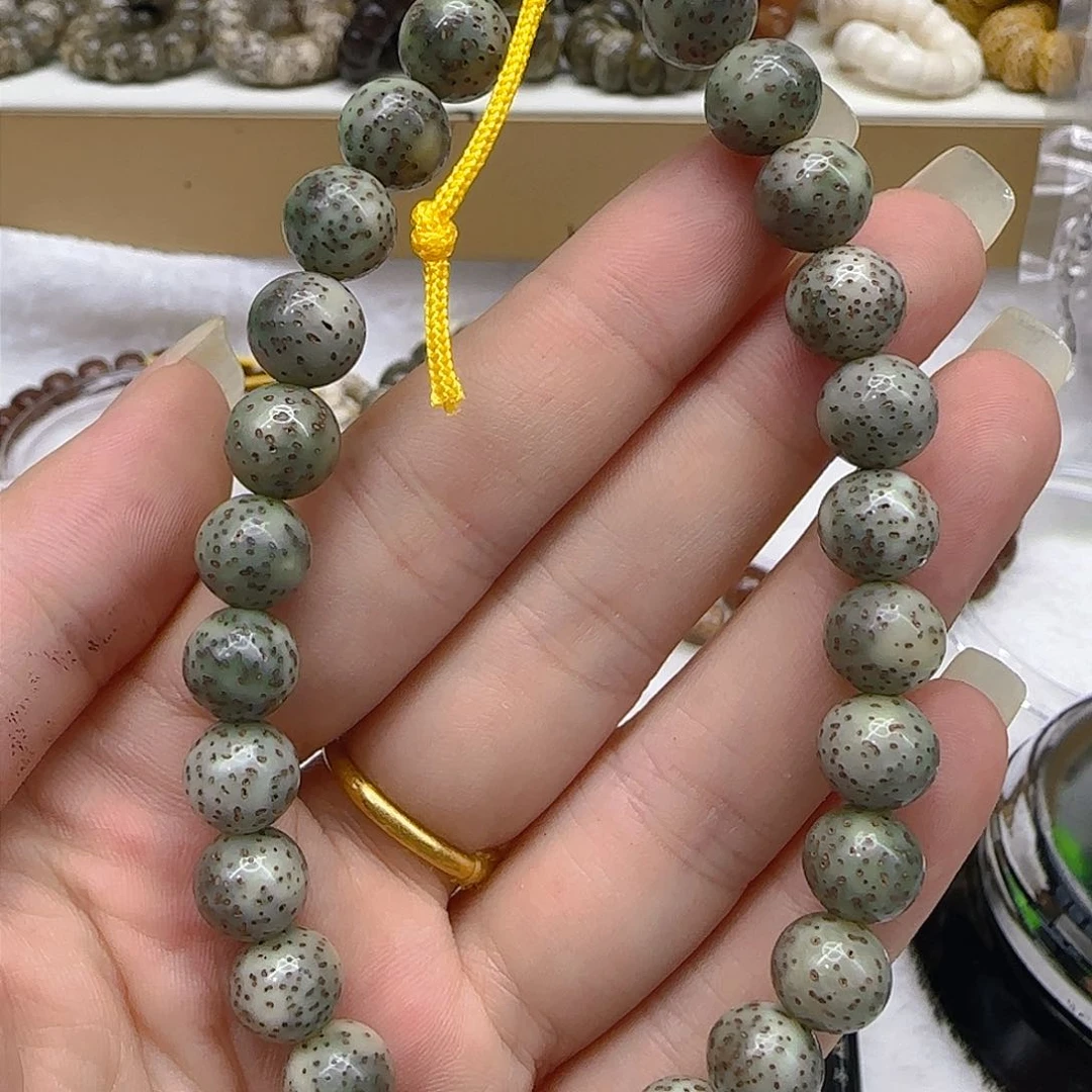 星月菩提手串28传说绿星月菩提9圆手持