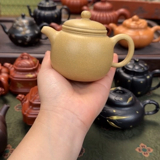 茶壶紫砂宜兴紫砂本绿匏尊