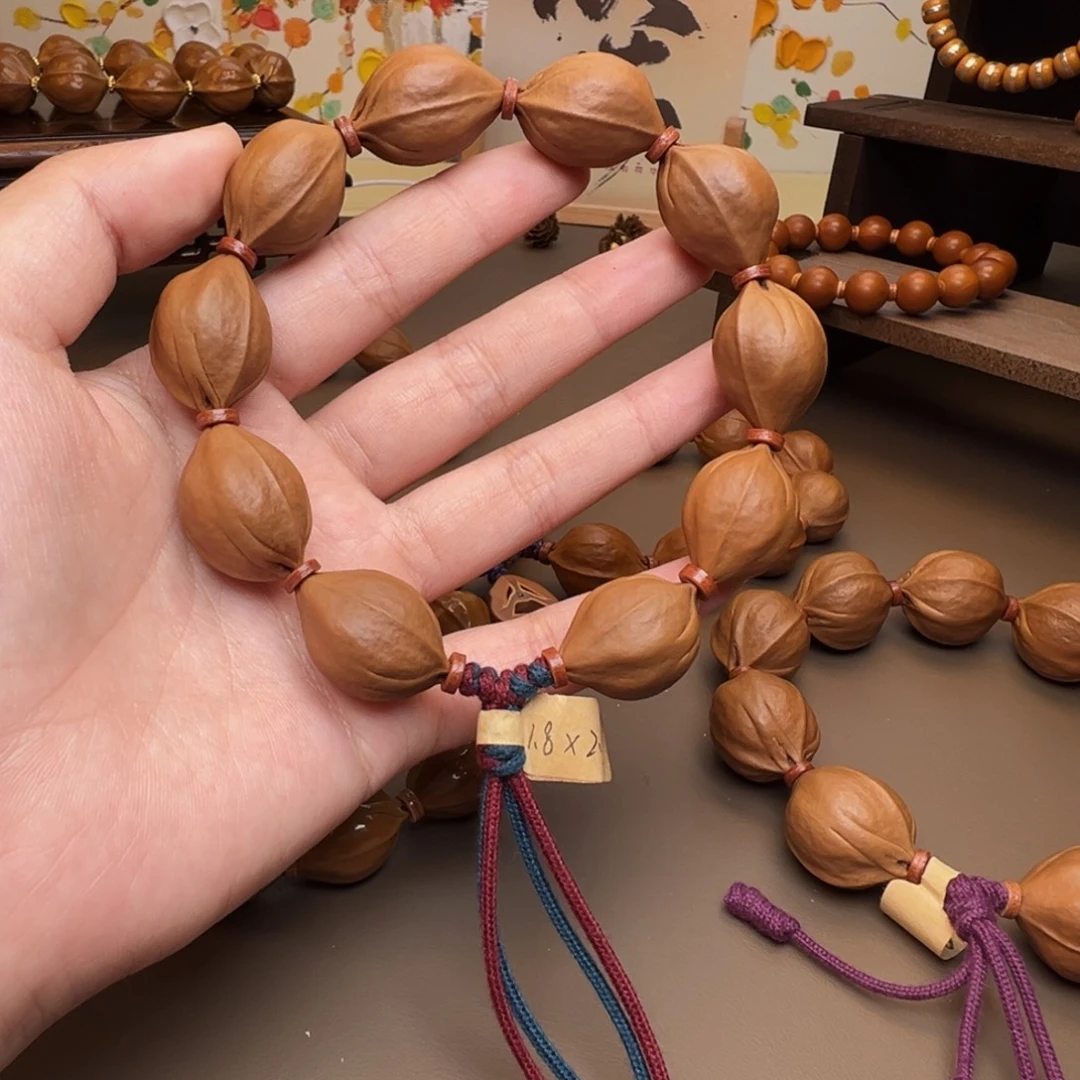 橄榄核手串梅林铁核1825去霜款鲨鱼背