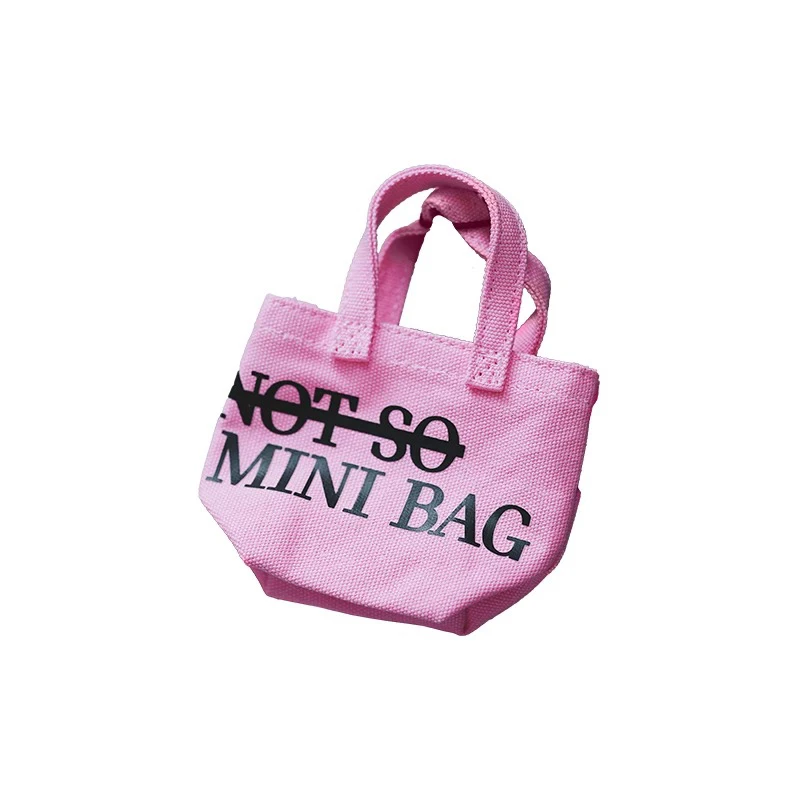 NOTSOMINIins帆布包上班小众迷你款小包手提时尚印花百搭手拎包