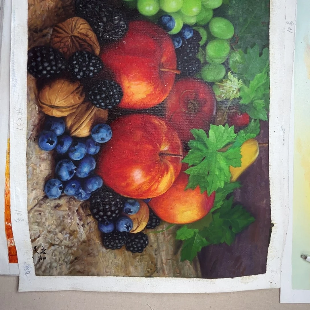 军***家油画朝鲜艺术家油画作品