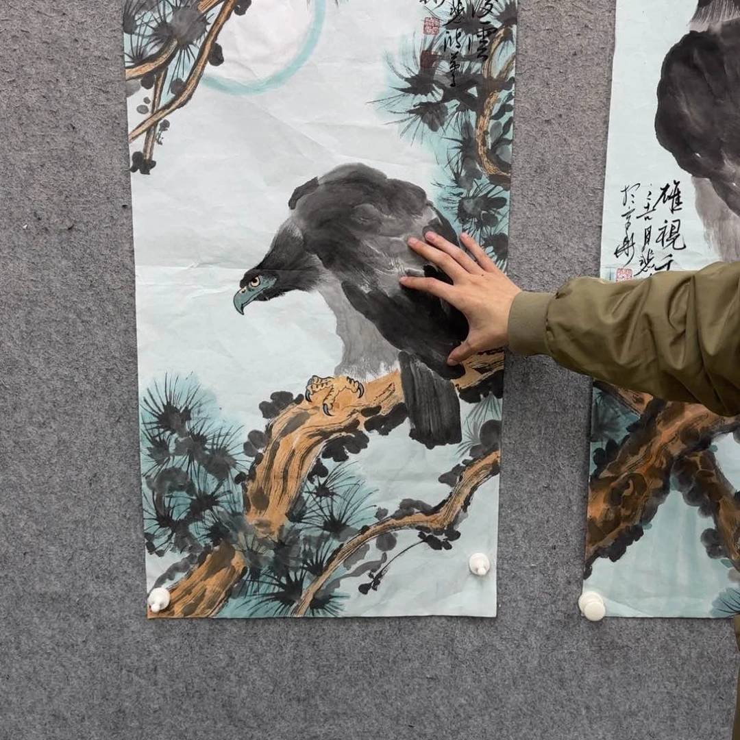 书法作品多次参加