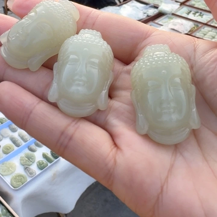 和田玉未镶嵌颈饰多样性发货拍一发一菲