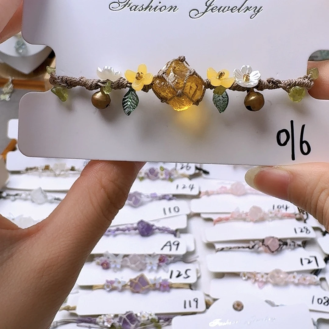 石英石纯铜锡合金纯铜手绳016