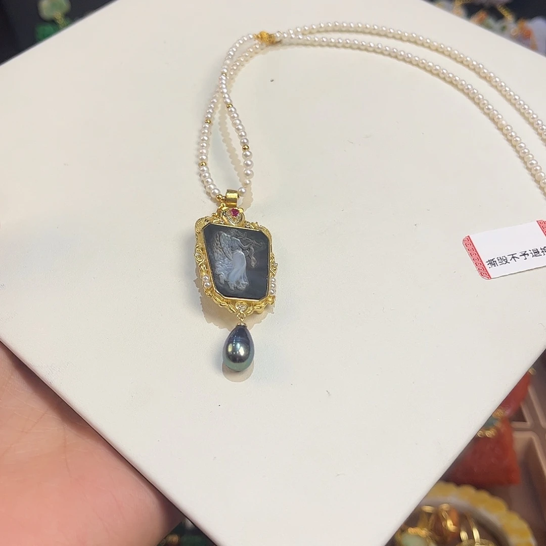 颈饰未镶嵌淡水珍珠卡梅奥